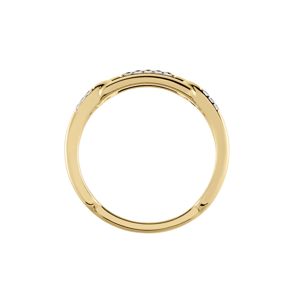 Bague Plaqué Or Mietta Oxydes De Zirconium - Bagues avec pierre Femme | Marc Orian