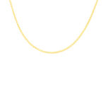 Collier Capucin Or Jaune Maille Marine Plate - Chaines Homme | Marc Orian