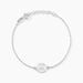 Bracelet Mahli Argent Blanc - Bracelets chaînes Femme | Marc Orian
