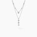 Collier Emmie Argent Blanc Oxyde De Zirconium - Colliers avec pierres Femme | Marc Orian