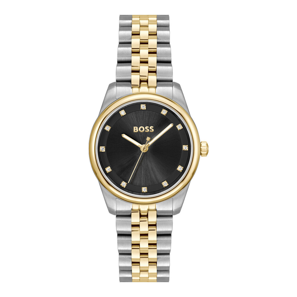 Montre Boss Graceful Precious Noir - Montres &eacute;tanches Femme | Marc Orian
