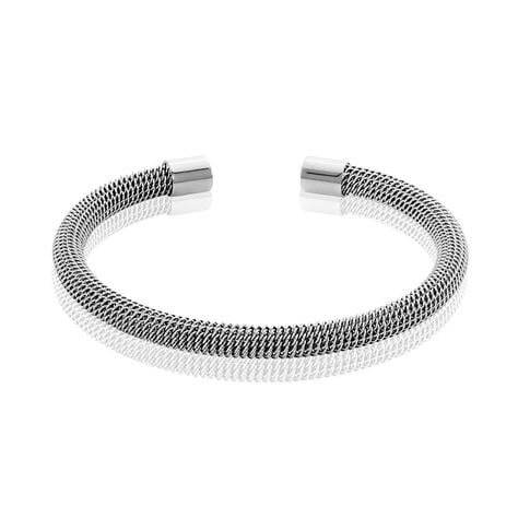Bracelet Jonc Acier Blanc Sibil - Bracelets joncs Femme | Marc Orian