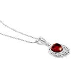 Collier Argent Blanc Mystica Ambre - Colliers avec pierres Femme | Marc Orian