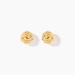 Boucles D'Oreilles Puces Ayishah Or Jaune - Puces Femme | Marc Orian