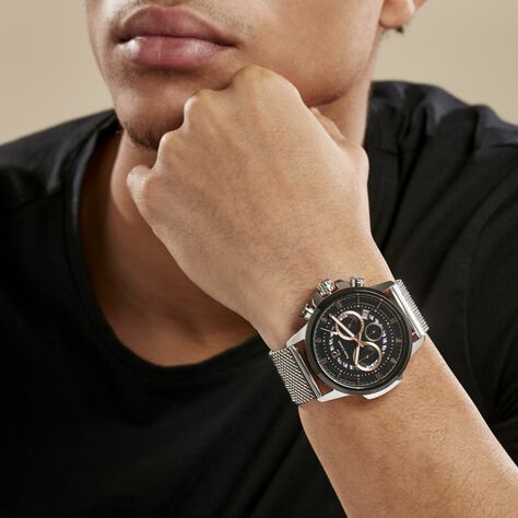 Montre Pierre Lannier Sentinelle Noir - Montres classiques Homme | Marc Orian