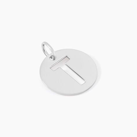 Pendentif Elio T Argent Blanc - Bijoux fantaisie Famille | Marc Orian