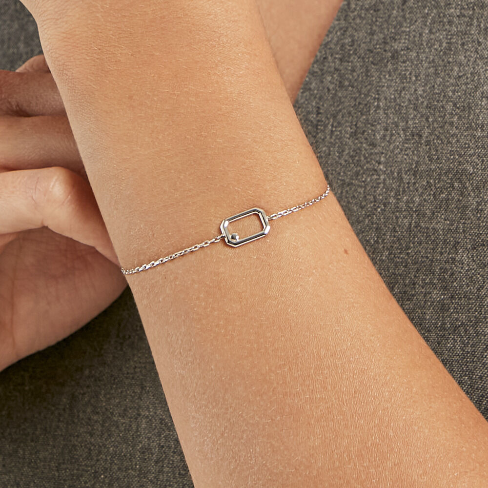 Bracelet Harmony Argent Blanc - Bracelets fantaisie Homme | Marc Orian