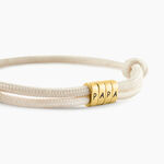 Bracelet Nikolas Acier Blanc - Bracelets cordons Homme | Marc Orian