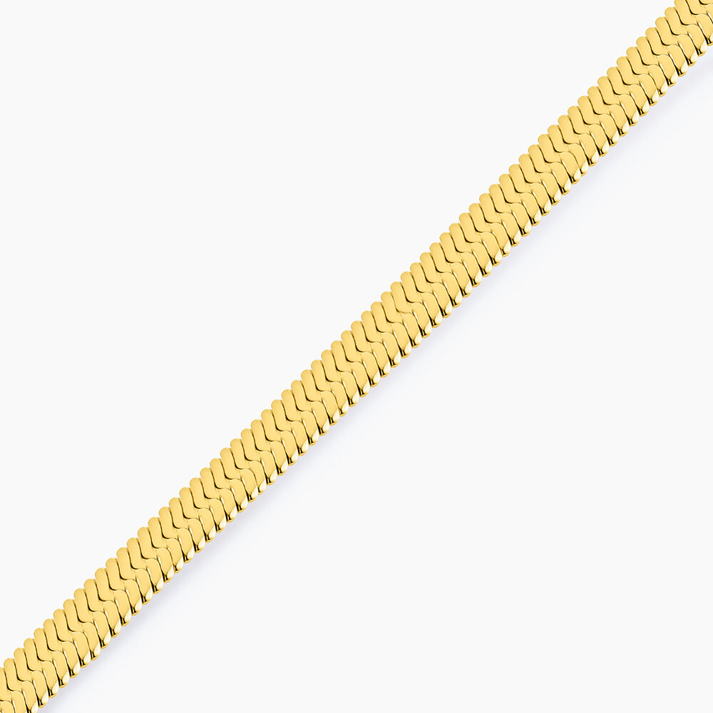 Bracelet Hera Melitta Acier Doré - Bracelets mailles Femme | Marc Orian
