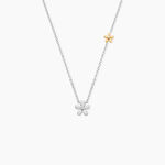 Collier Nelle Or Jaune Argent Blanc Oxyde De Zirconium - Colliers avec pierres Femme | Marc Orian