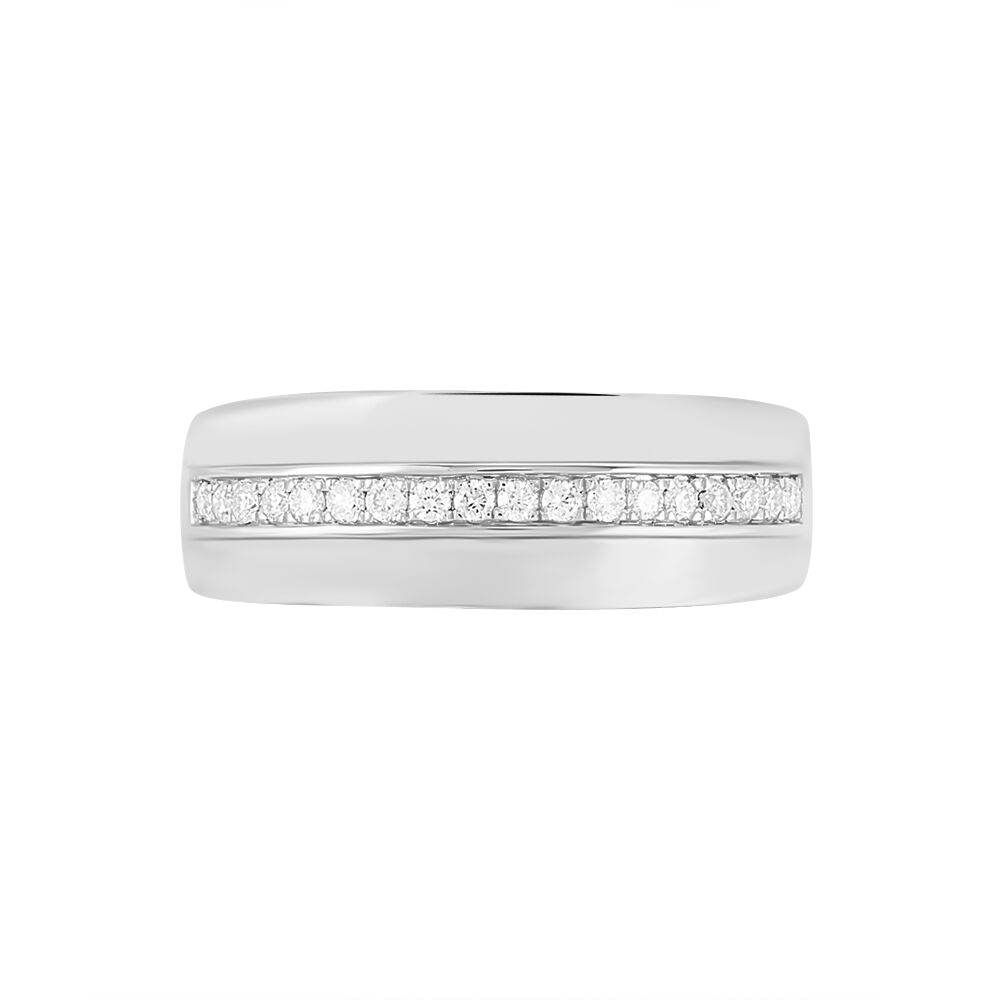 Bague Vianca Or Blanc Diamant - Bagues pierres précieuses Femme | Marc Orian