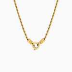 Collier Luisa Acier Jaune - Colliers fantaisie Femme | Marc Orian