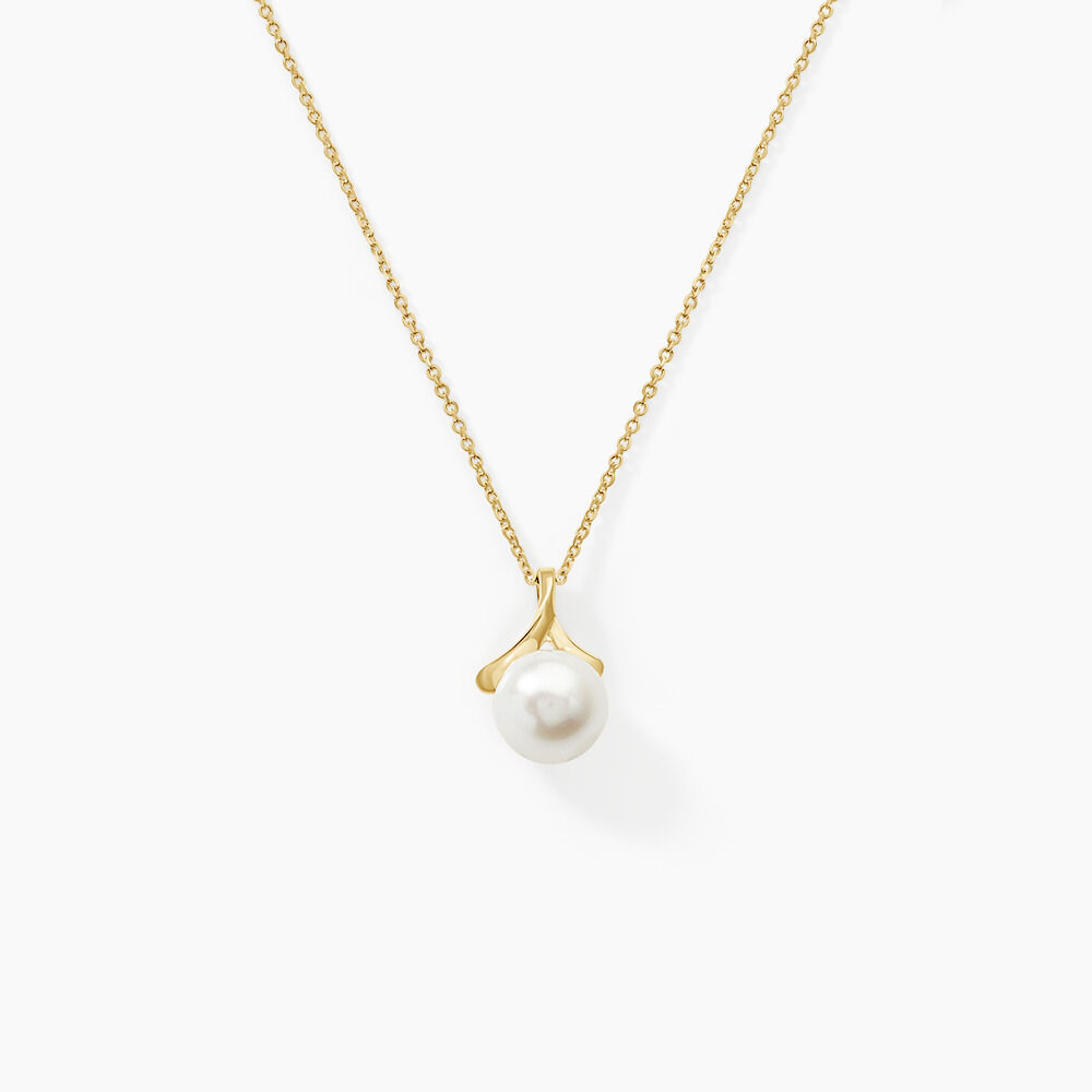 Collier Gladdie Or Jaune Perle De Culture - Colliers avec pierres Femme | Marc Orian