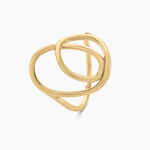 Bague Iza Plaque Or Jaune - Bijoux fantaisie Femme | Marc Orian