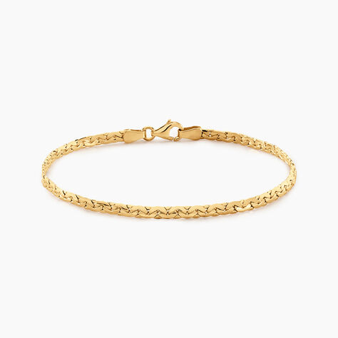 Bracelet Ivy Maille Haricot Or Jaune - Bracelets mailles Femme | Marc Orian