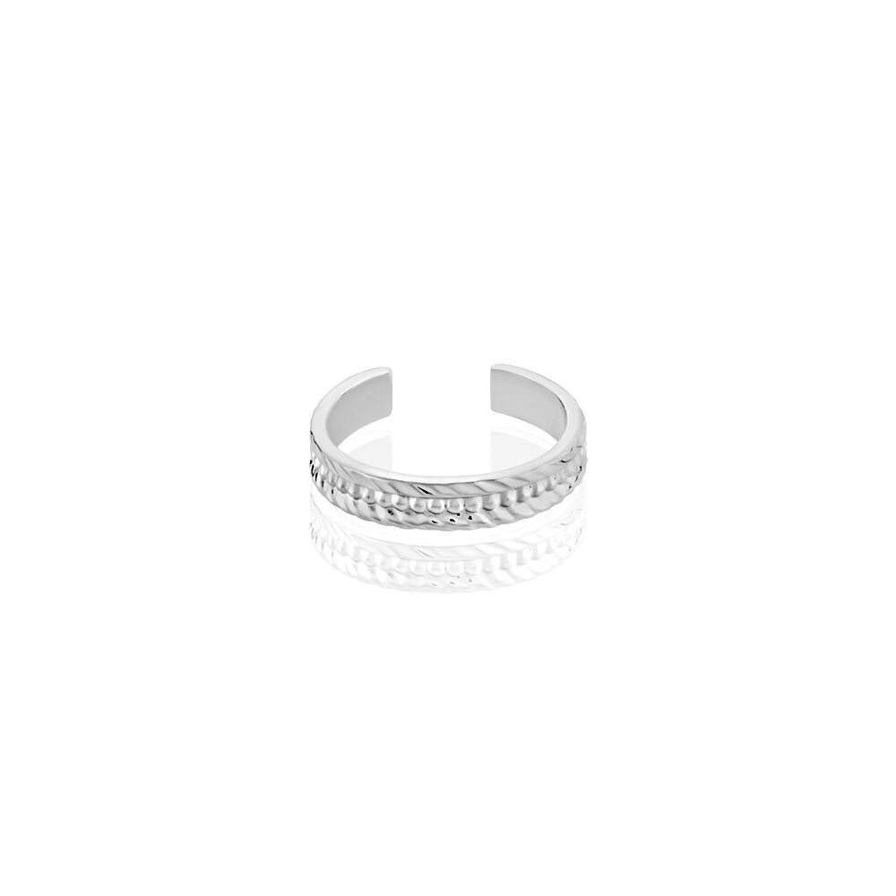 Bague D'oreille Unitaire Seetha Argent Blanc - Piercings d'oreilles Femme | Marc Orian