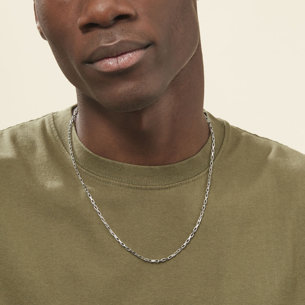 Collier Natan Argent Blanc - Chaines Homme | Marc Orian