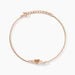 Bracelet Avalon Argent Rose Oxyde De Zirconium - Bracelets chaînes Femme | Marc Orian
