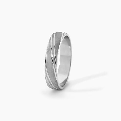 Alliance Ketly Argent Blanc - Alliances duo Homme | Marc Orian
