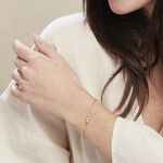 Bracelet Argent Blanc Bicolore Lemnos - Bracelets fantaisie Femme | Marc Orian