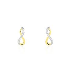 Boucles D'oreilles Puces Osanna Or Jaune Diamants - Clous d'oreilles Femme | Marc Orian