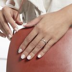 Alliance Elberta Or Blanc Diamant - Alliances duo Unisex | Marc Orian