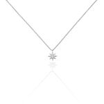 Collier Shanis Argent Blanc Oxyde De Zirconium - Colliers avec pierres Femme | Marc Orian