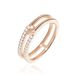 Bague Jessie Argent Rose Oxyde De Zirconium - Bagues avec pierre Femme | Marc Orian