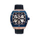 Montre Montignac Tonneau Automatiquebleu - Montres automatiques Homme | Marc Orian
