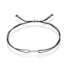 Bracelet Juliana Argent Blanc Oxyde De Zirconium - Bracelets cordons Femme | Marc Orian