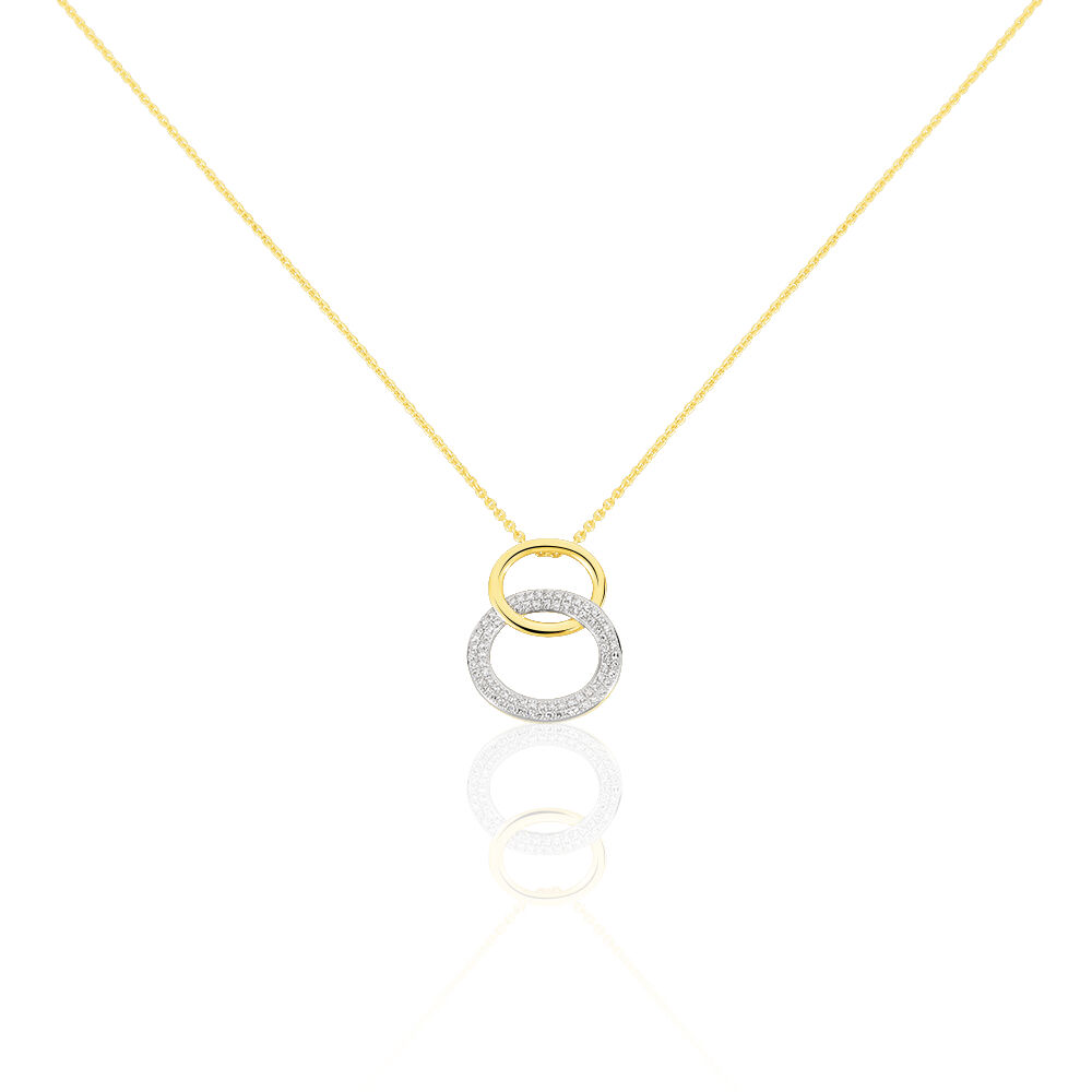 Collier Daniyah Or Jaune Diamant - Colliers avec pierres Femme | Marc Orian