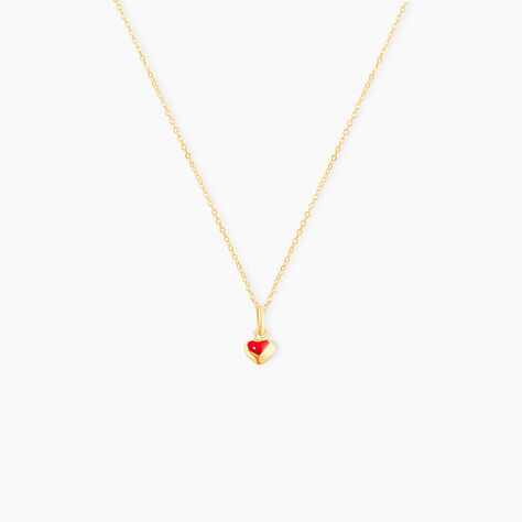Collier Coralie Coeur Or Jaune - Colliers avec pierres Enfant | Marc Orian