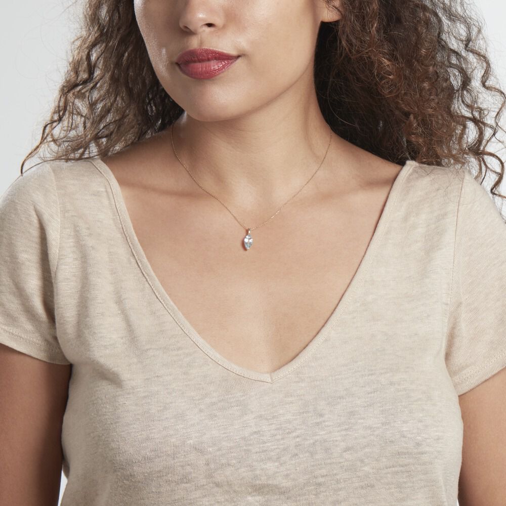 Collier Or Jaune Raquel Topaze - Colliers avec pierres Femme | Marc Orian