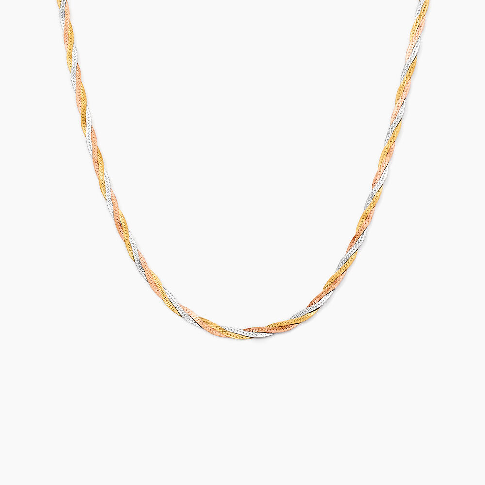 Collier Jasmin Tresse Or Tricolore - Colliers Femme | Marc Orian