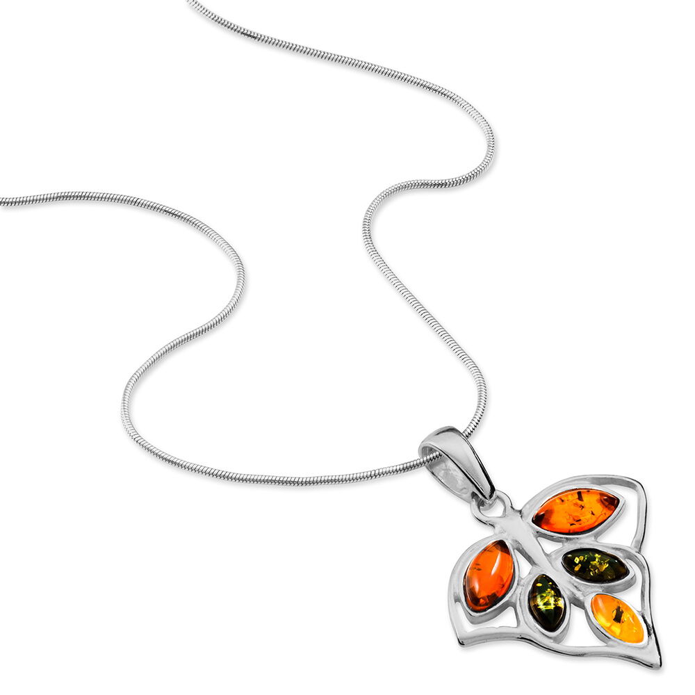 Collier Argent Blanc Anne-therese Ambre - Colliers avec pierres Femme | Marc Orian