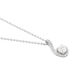 Collier Vrille Accompagnee Or Blanc Diamant - Colliers avec pierres Femme | Marc Orian