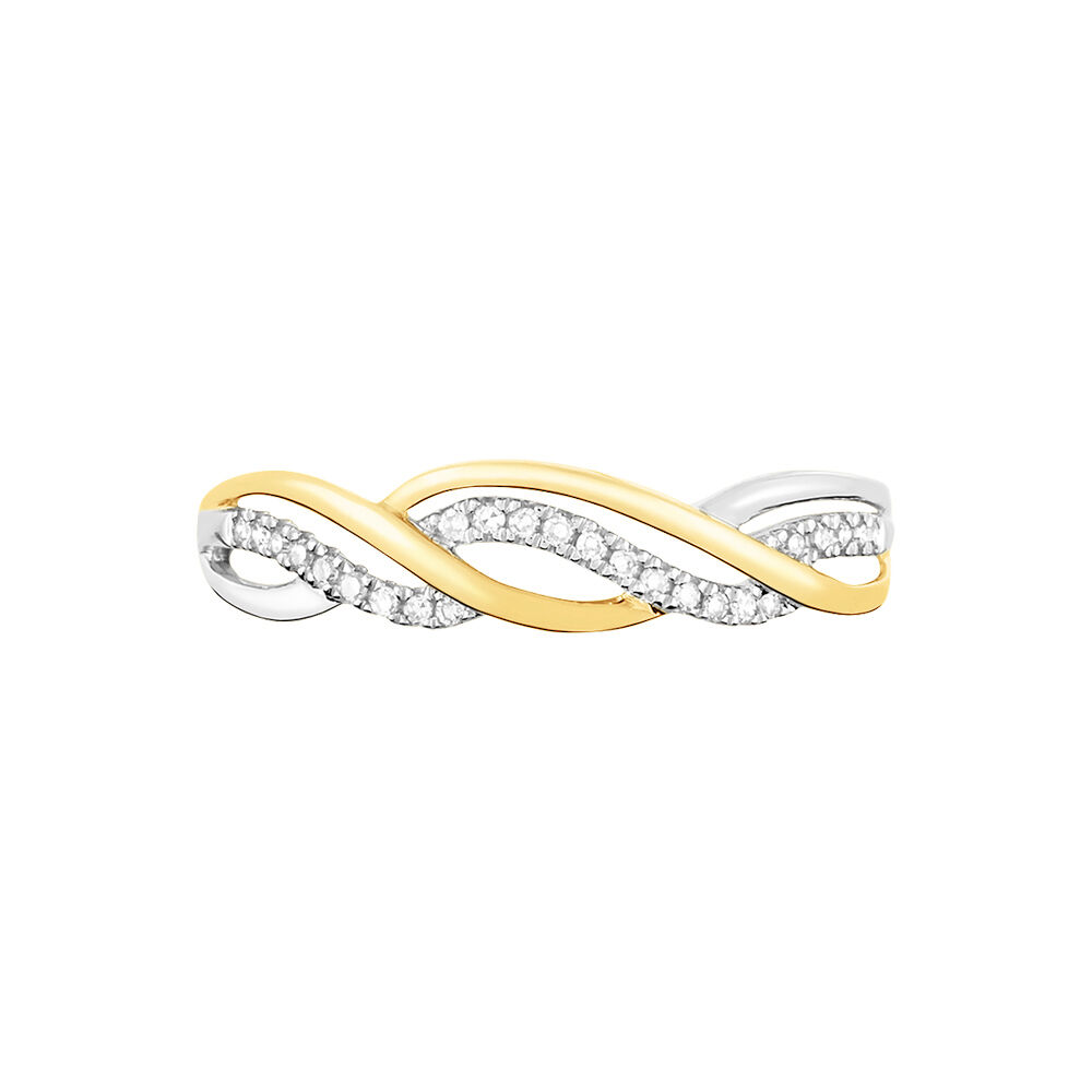 Bague Romane Or Jaune Diamant - Bagues pierres précieuses Femme | Marc Orian