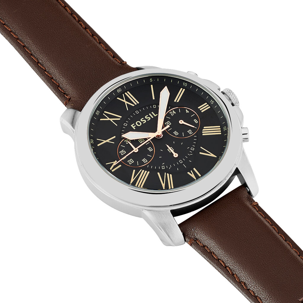 Montre Fossil Grant Noir - Montres classiques Homme | Marc Orian