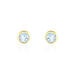 Boucles D'oreilles Puces Edy Serti Clos Or Jaune Topaze - Puces Femme | Marc Orian