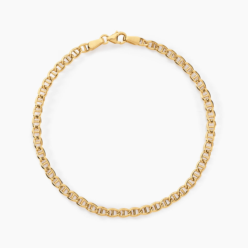 Bracelet Or Jaune Capucin Maille Marine - Bracelets mailles Femme | Marc Orian