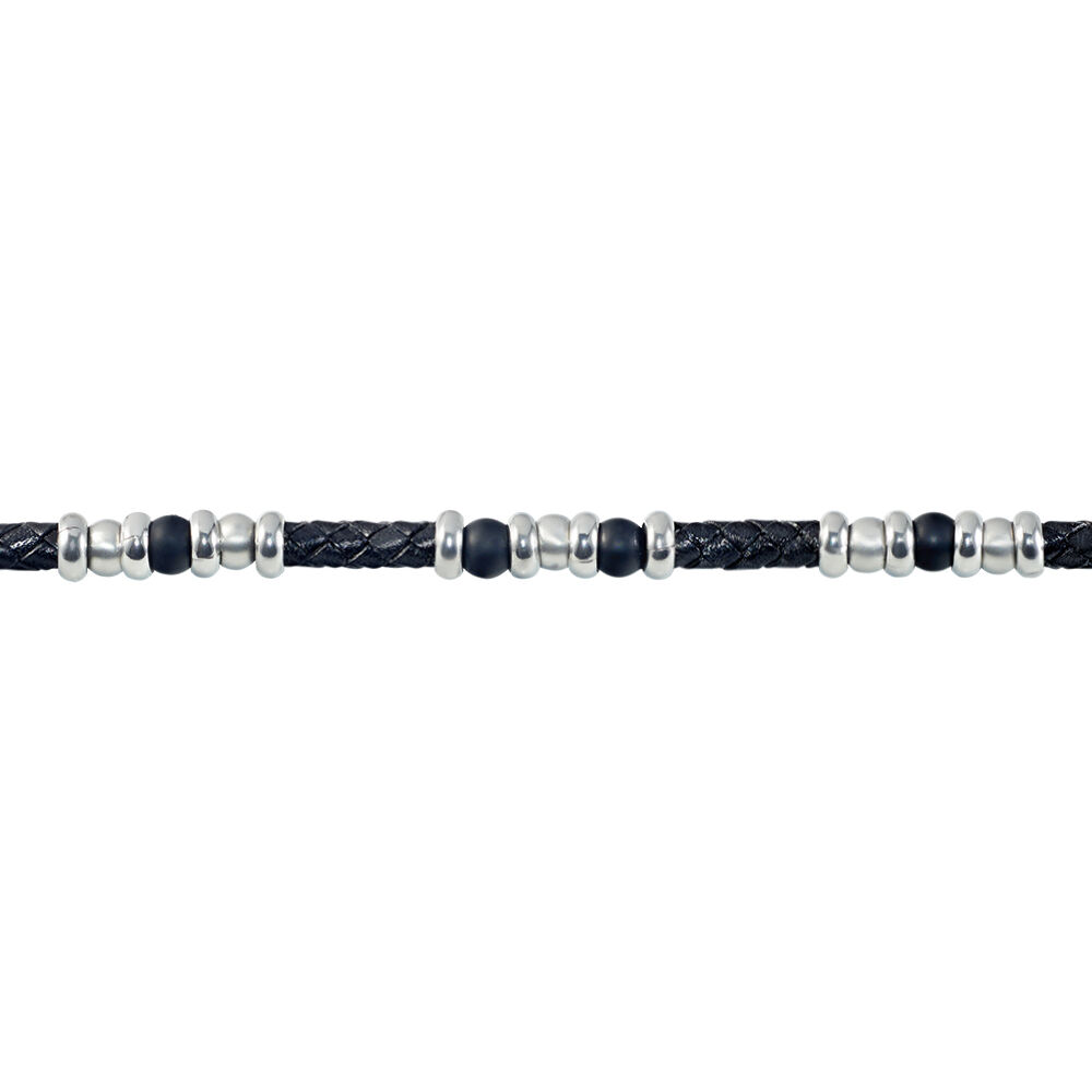 Bracelet Acier Gris Estieneto - Bracelets cuir Homme | Marc Orian