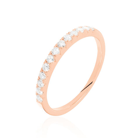 Alliance Pristina Or Rose Diamant - Alliances duo Femme | Marc Orian