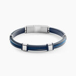 Bracelet Jourdan Caoutchouc Noir - Bracelets cha&icirc;nes Homme | Marc Orian