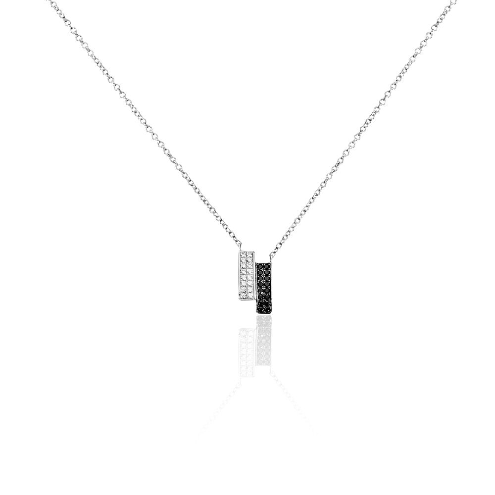 Collier Ouarida Argent Blanc Oxyde De Zirconium - Colliers avec pierres Femme | Marc Orian