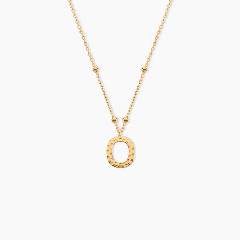 Collier Plaqu&eacute; Or Jaune Lettra - Colliers fantaisie Femme | Marc Orian