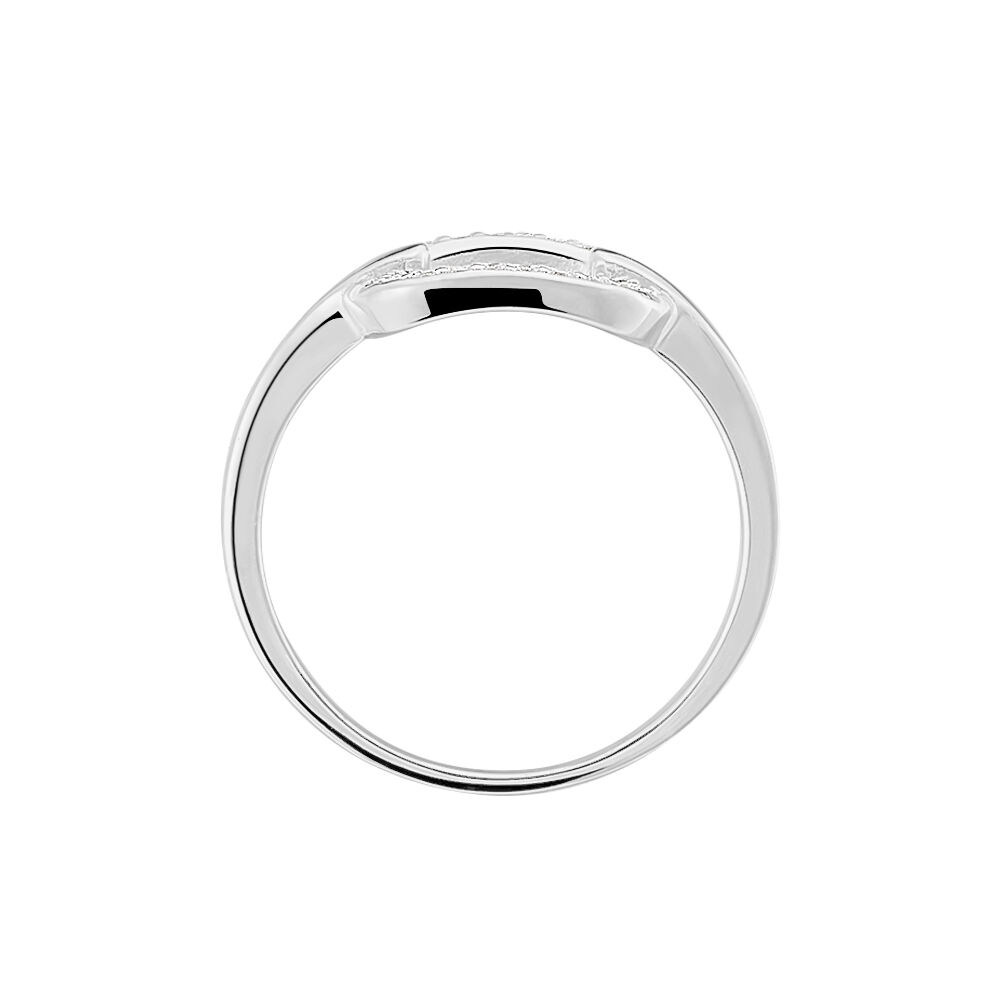 Bague Lalita Argent Blanc Oxyde De Zirconium - Bijoux fantaisie Femme | Marc Orian