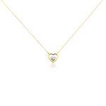 Collier Or Jaune Lenaick Oxyde De Zirconium - Colliers avec pierres Femme | Marc Orian