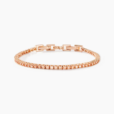 Bracelet Rio Argent Rose Oxyde De Zirconium - Bracelets fantaisie Femme | Marc Orian