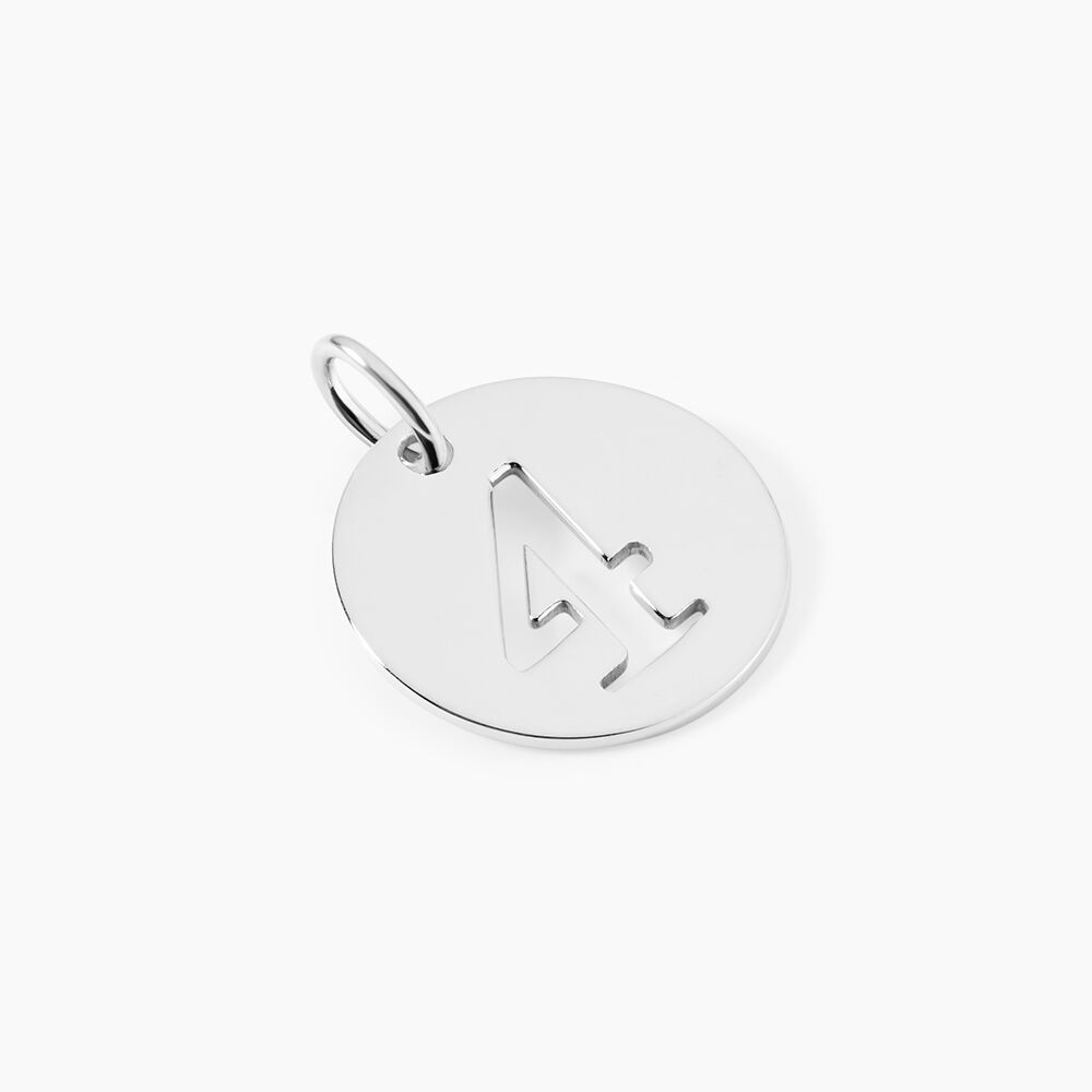 Pendentif Efiso Argent Blanc - Bijoux fantaisie Famille | Marc Orian