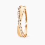 Bague Lia Plaqu&eacute; Or Jaune Oxyde De Zirconium - Bijoux fantaisie Femme | Marc Orian